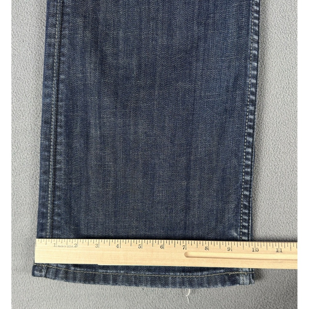 Tin Haul Jeans 34x33 Blue Bootcut Distressed Whiskered Cowgirl Western Rodeo - Picture 10 of 14